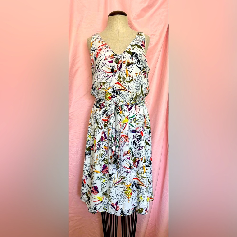 Sleeveless Lined Summer Dress size M